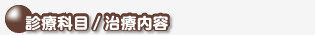 診療科目